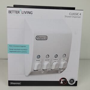 New Shampoo Conditioner Soap Dispenser Bathroom Shower Bath Wall Mounted Pump